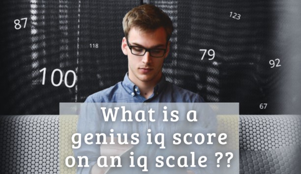What is a genius IQ score on an IQ scale